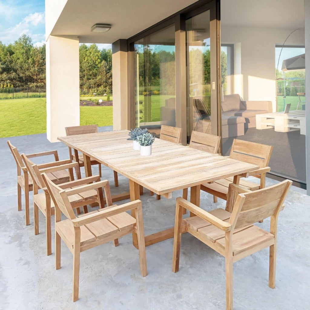 Tavolo in Teak Allungabile 180/260x100 - LANFORD