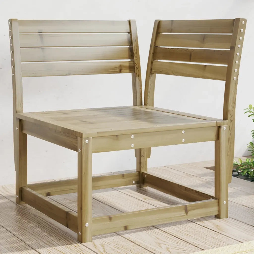 Divano Angolare da Giardino-Sofa da Giardino-Divanetto da esterno 73x73x78 cm Legno Pino Impregnato