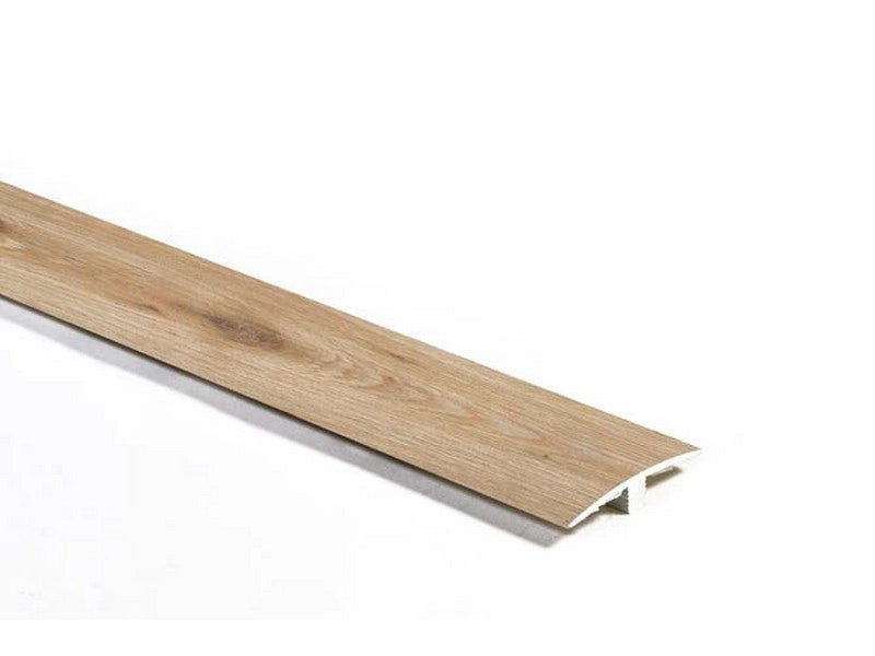 PROFILO DI DILATAZIONE IN ALLUMINIO PER PARQUET SPC ROVERE 'MIELE' mm. 34X7X900 h