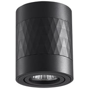 Spot plafoniera ROMB nero GU10 alluminio Polux 319838