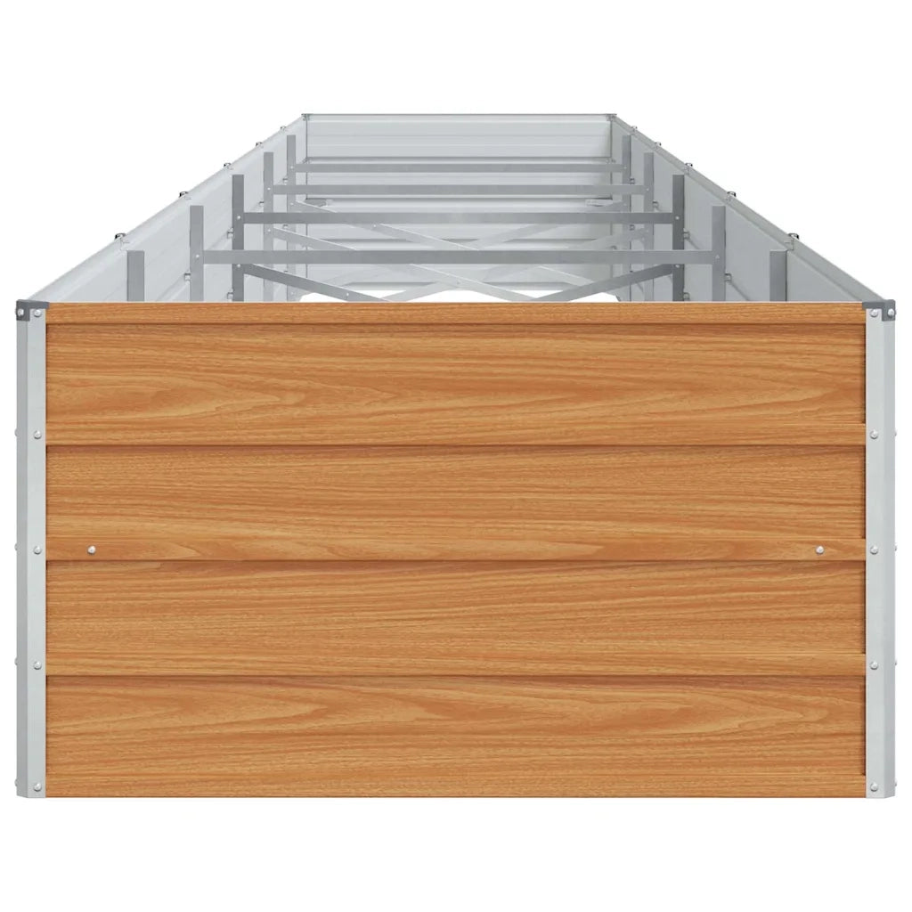 Fioriere | Cassetta per fiori | Letto rialzato da giardino Marrone Chiaro 600 x 80 x 45 cm
