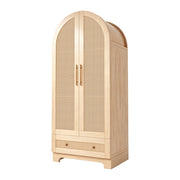 Armadio con 2 ante; 2 cassetti e vano interno - per camera - in legno - 70x55x170 cm