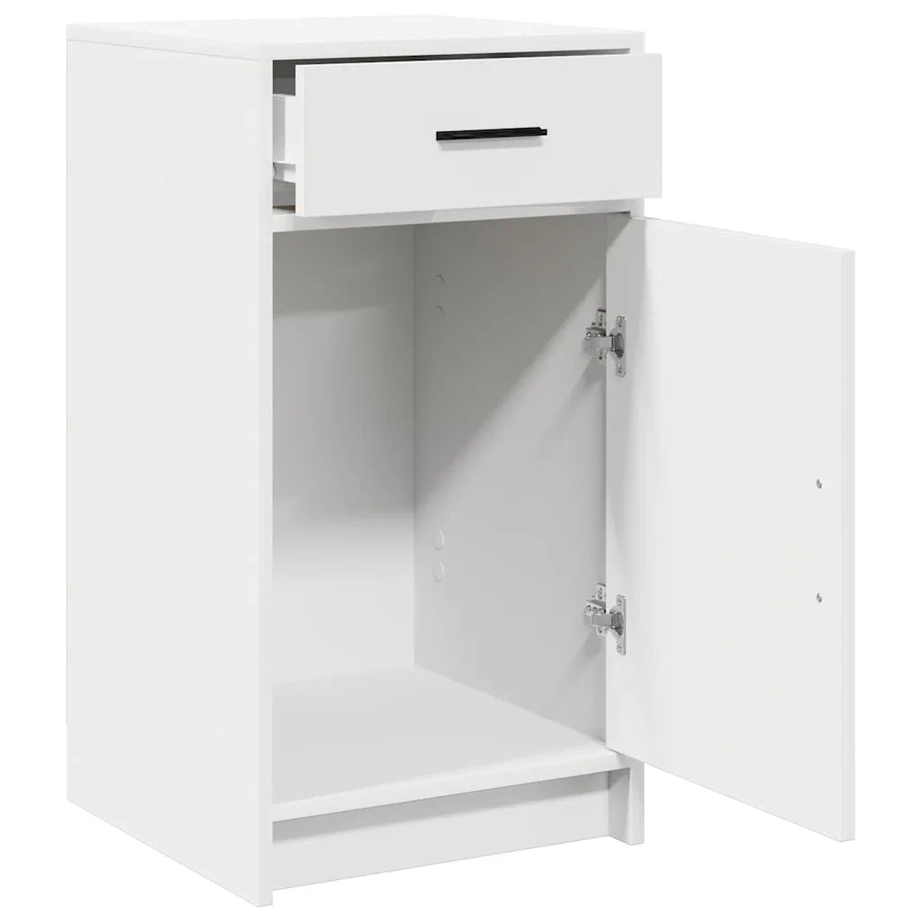 Credenza | Madia | Buffet da pranzo | Armadio da pranzo Bianco 40 x 40.5 x 75 cm Legno multistrato