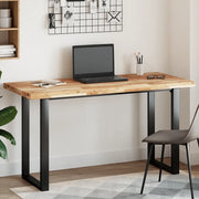 Piano Tavolo Rettangolare 120x60x4cm Legno Massello di Acacia 4008860