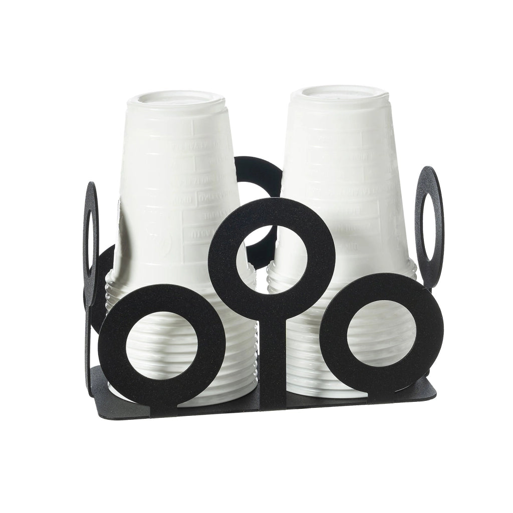 Porta bicchieri Bollicine Nero