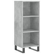 Buffet credenza cassettiera mobiletto mobile contenitore organizer per cucina soggiorno salotto 34,5 x 32,5 x 90 cm legno ingegnerizzato grigio 02_0031869