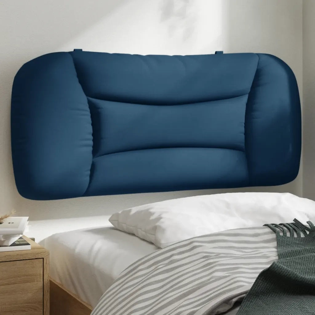 Cuscino Testiera Hvar Blu 90 cm in Tessuto CFW5333294