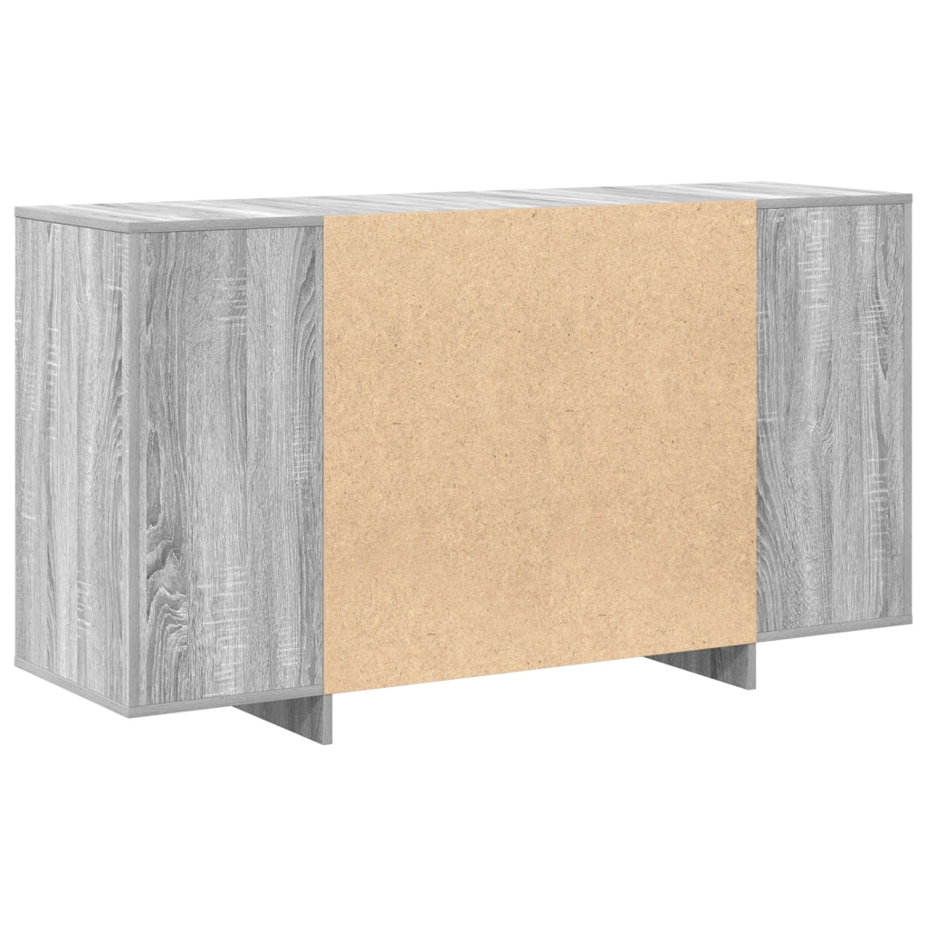 Credenza grigia Grigio Sonoma Legno ingegnerizzato 135 x 41 x 75 cm