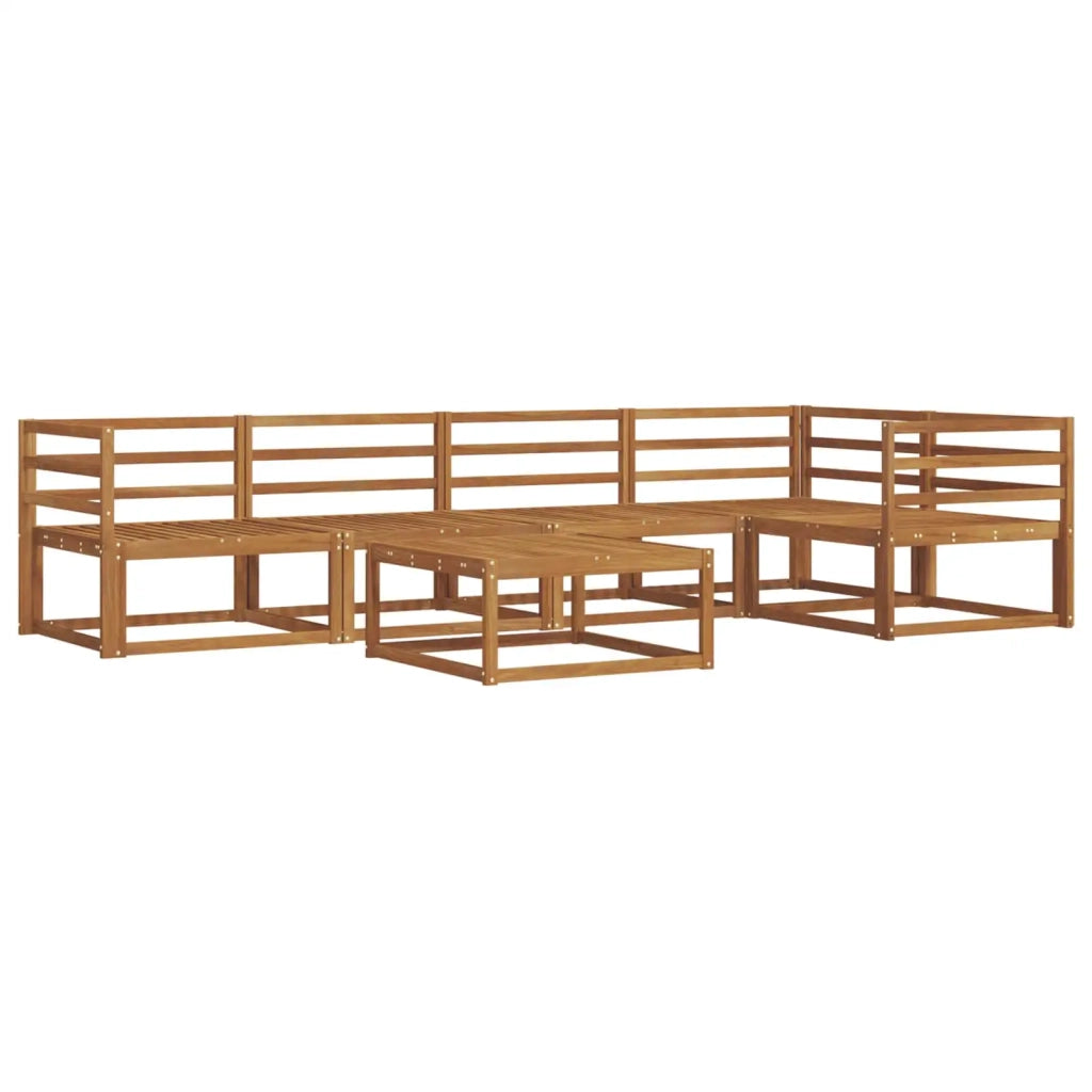 Set di divani da esterno 6 pcs Naturale