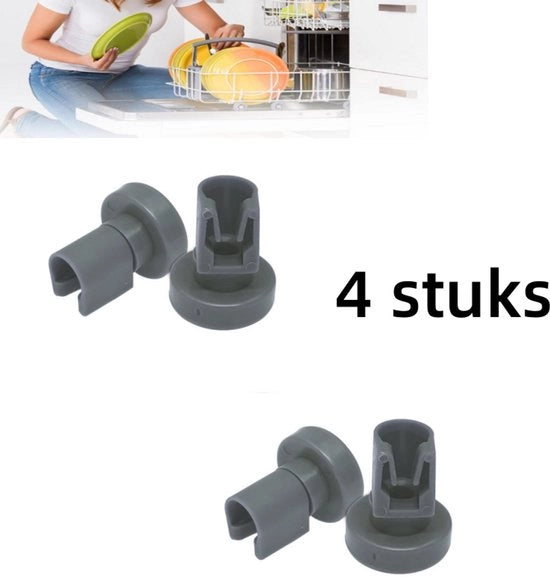 Set di rotelle per lavastoviglie a ruote, compatibile con AEG Favorit Privileg Zanussi (2,3*2,7cm)