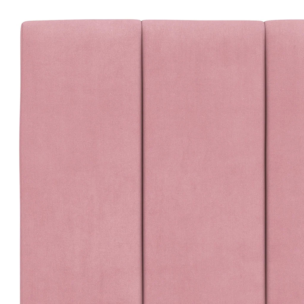 Cuscino Testiera Hanko Rosa 180 cm in Velluto CFW5616692