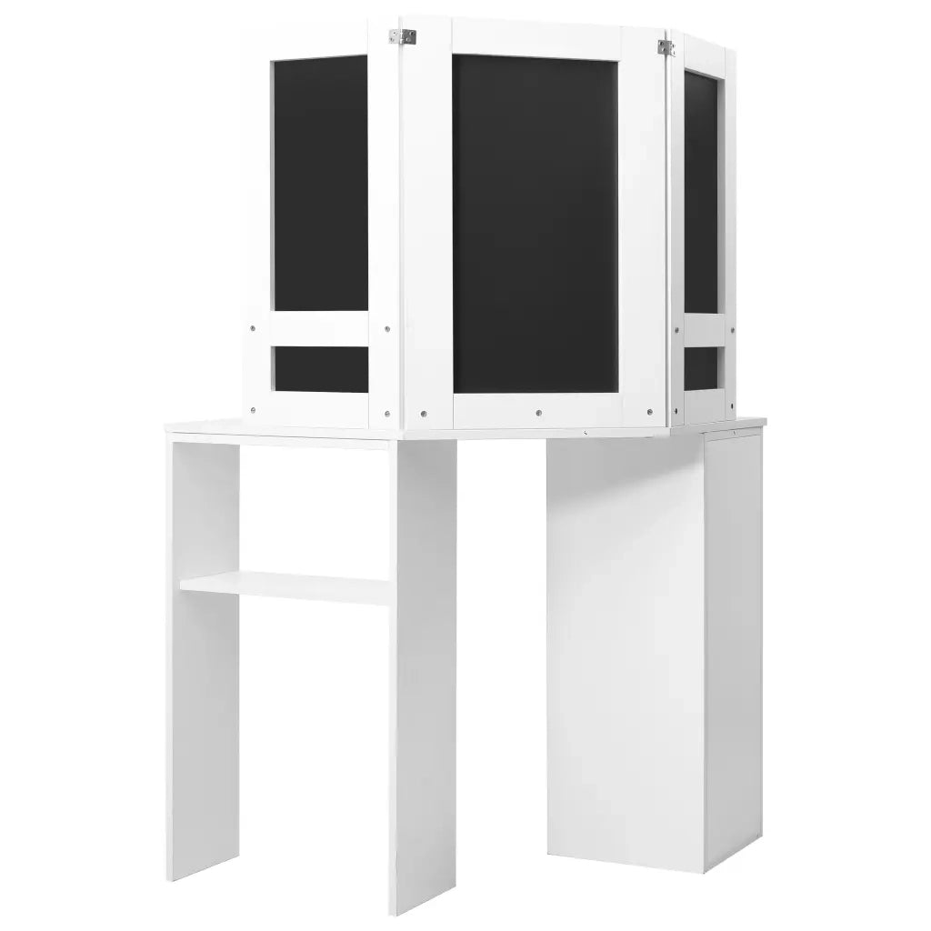 Toeletta Tavolino da Trucco ad Angolo Bianco cod mxl 66508