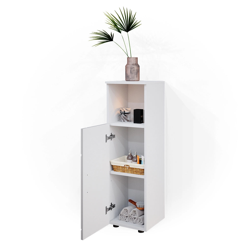 Mobiletto bagno Irma Bianco lucido 30 x 95 cm Vicco