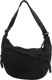Borsa a forma di mezzaluna per donne - borsa da spalla casual - nylon