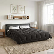 Duvet Estivo Trapuntato Antracite 200 x 240 cm Microfibra 42025909