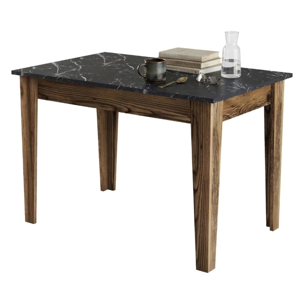 Zane, Tavolo Fisso 6 Posti, 110x72x75h cm Marrone Noce