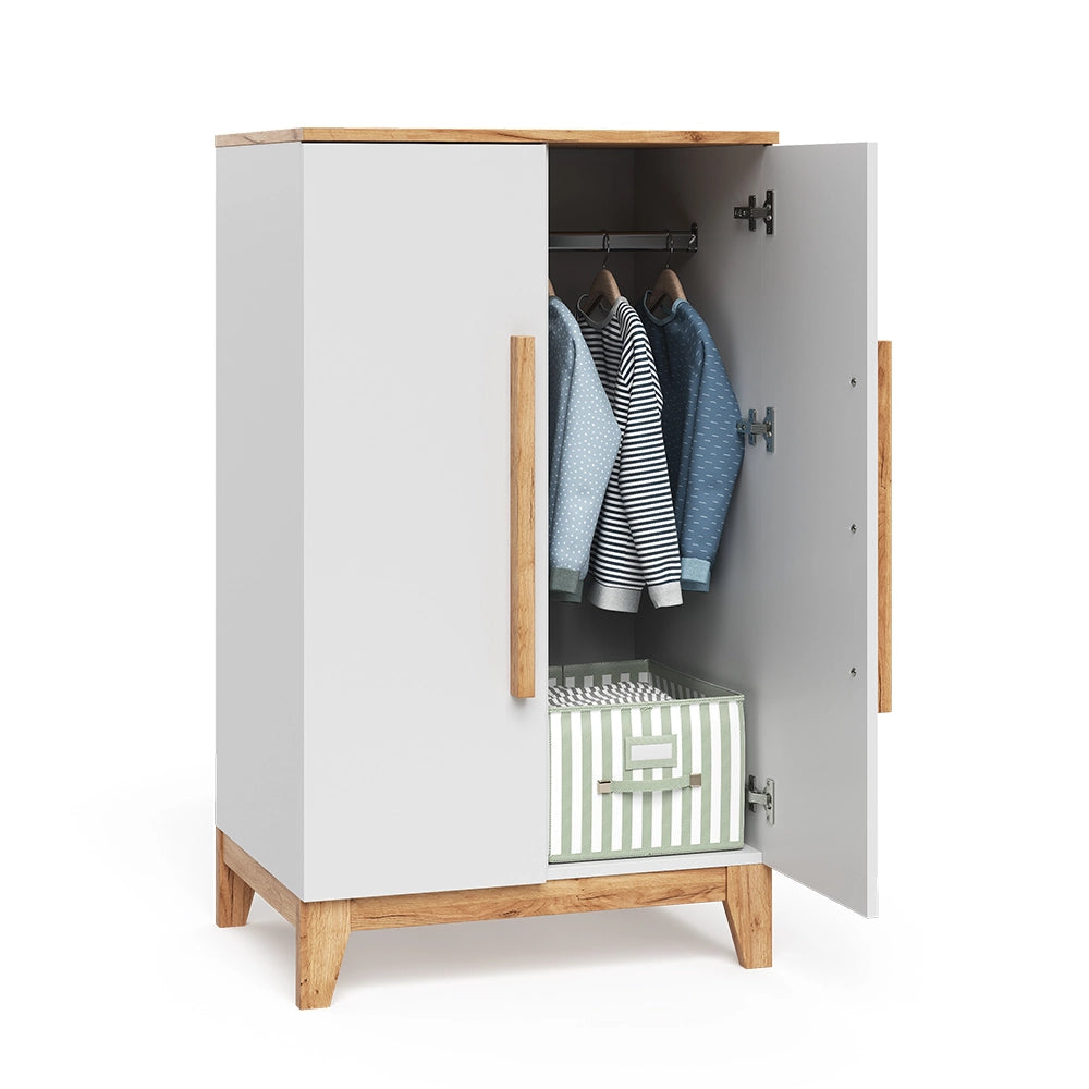 Vitalispa Armadio per bambini Bianco/Artisan 70 x 120 cm