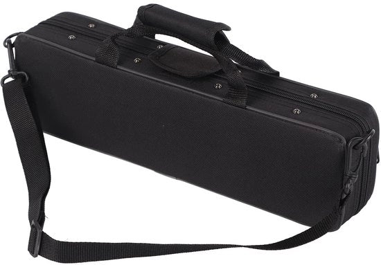 Borsa impermeabile per uso quotidiano - Borsa da spalla trasportabile - Leggera - Cinturino regolabile - 16 aperture - Inclusa tasca zip per accessori - Custodia flauto