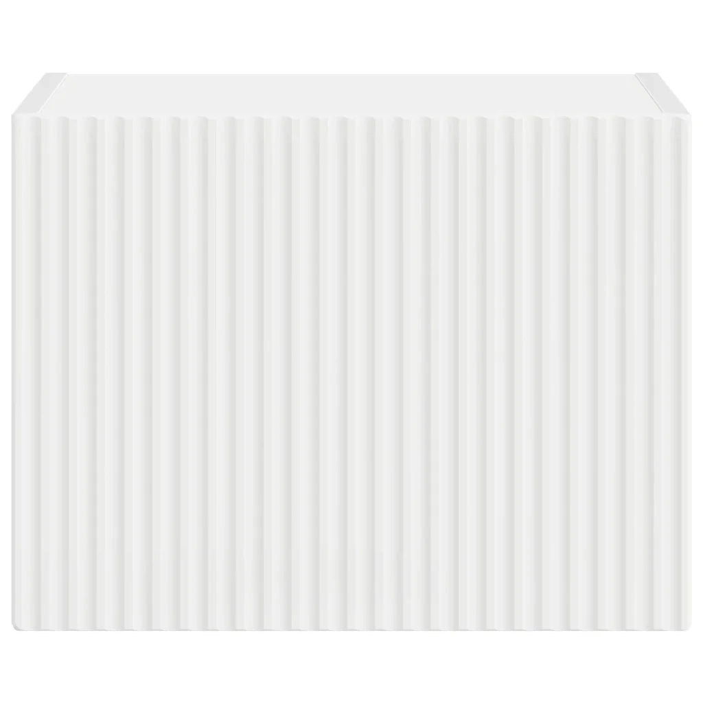 Mobile TV da parete Bianco 39 x 31 x 29,5 cm Legno multistrato