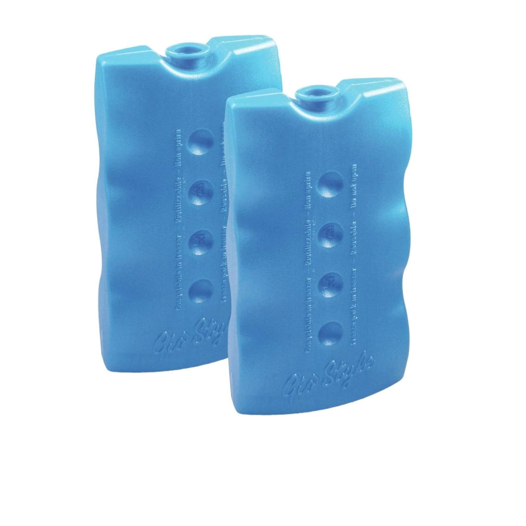 Gio'Style 1609007 Mattonelle Ghiaccio Sintetico 2 pezzi 400g per Borsa Termica colore Blu