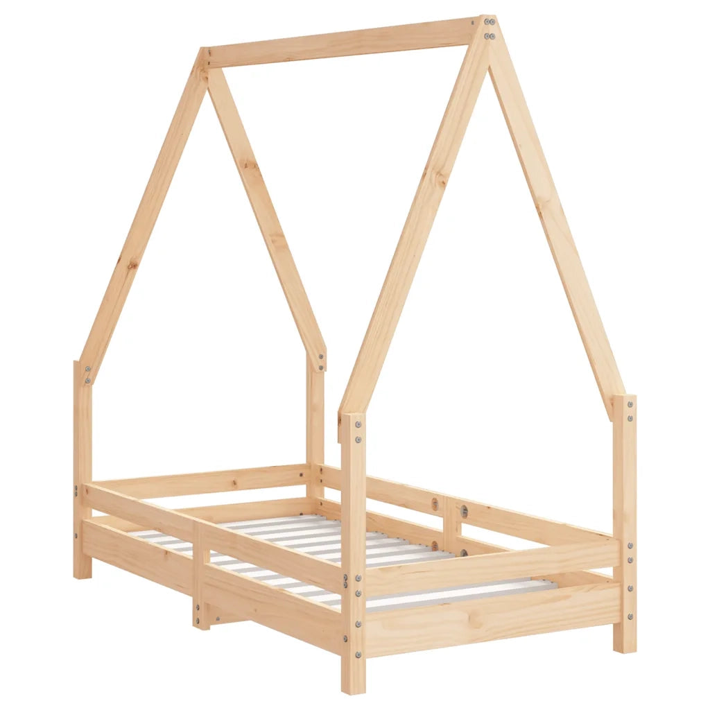 Giroletto per Bambini 70x140 cm in Legno Massello di Pino 834486
