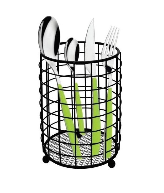 Portaposate da Cucina Lavello Black Globe in Metallo 13 x 18 cm Artex