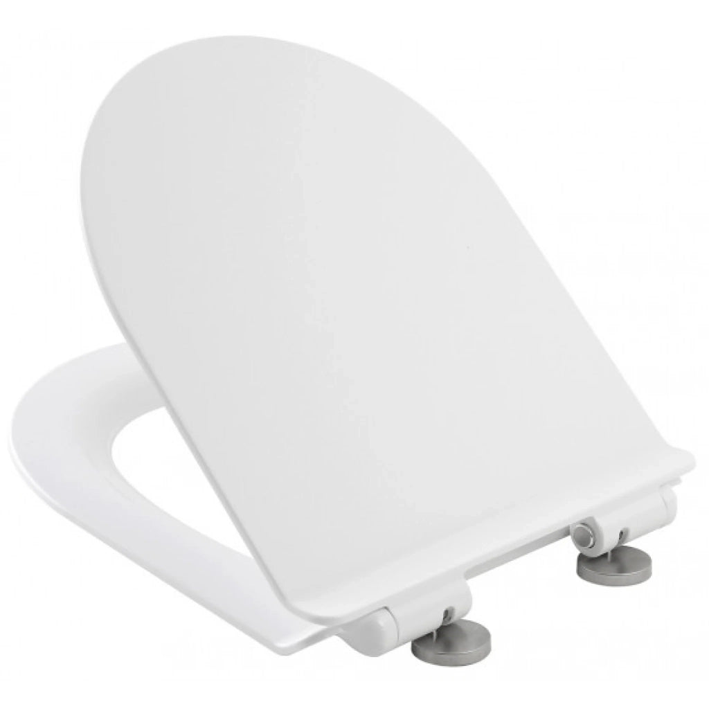 Coppia Di Sanitari Sospesi Senza Brida Bianco Lucido "T-Slim"