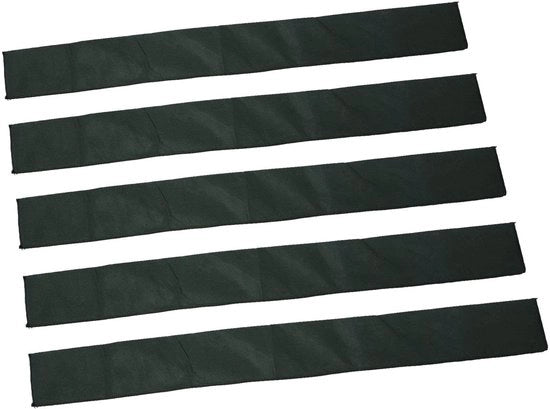 Barriera contro le inondazioni 5 pezzi - Tubo di scarico dell'acqua - Resina assorbente - Tessuto non tessuto - Sicuro ed efficace - 15 x 150 cm - Barriera idrostatica