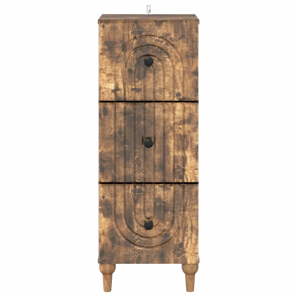 Mobile con Cassetti Rovere Fumo 33 x 34,5 x 90 cm