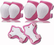 Set di protezione per bambini - Protezioni ginocchia per bambini - Set di protezione per bambini [set da 6 pezzi] - Cuscini protettivi ideali per grandi superfici (rosa)
