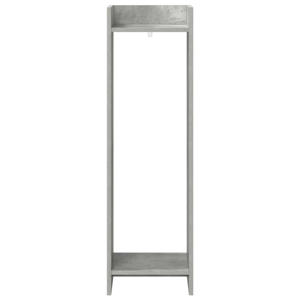 Supporto per piante Grigio Cemento 30 x 30 x 100 cm 899568