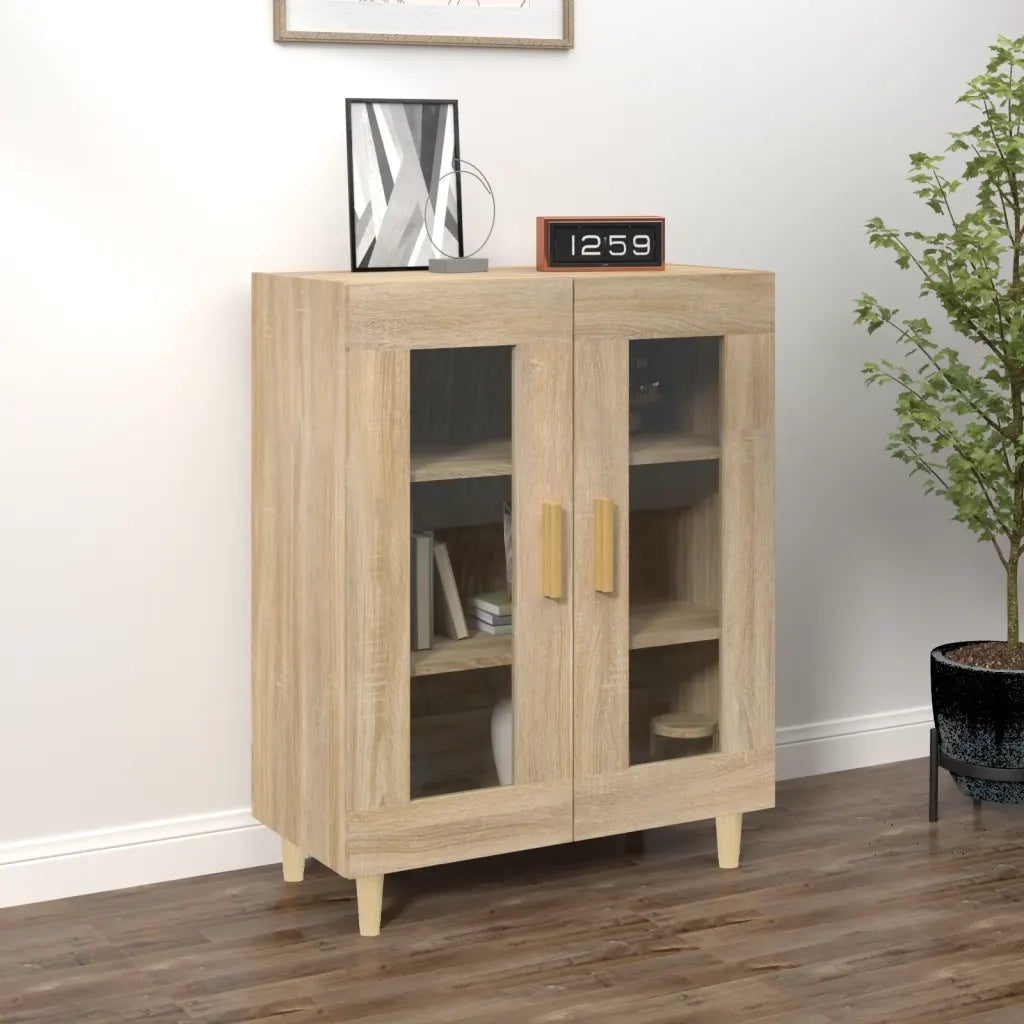 Credenza Rovere Sonoma 69,5x34x90 cm in Legno Multistrato cod mxl 27491