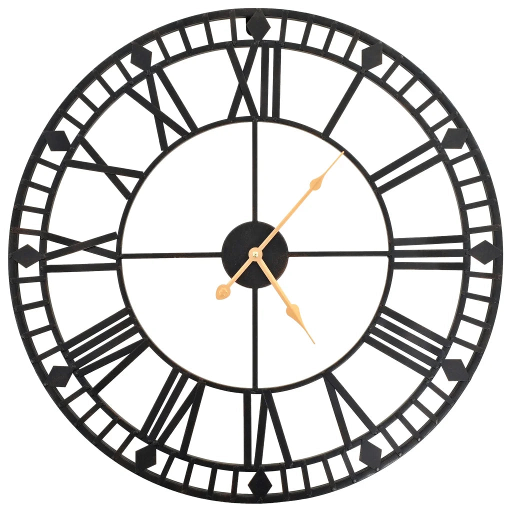 Orologio da Parete Vintage al Quarzo in Metallo 60 cm XXL 50645