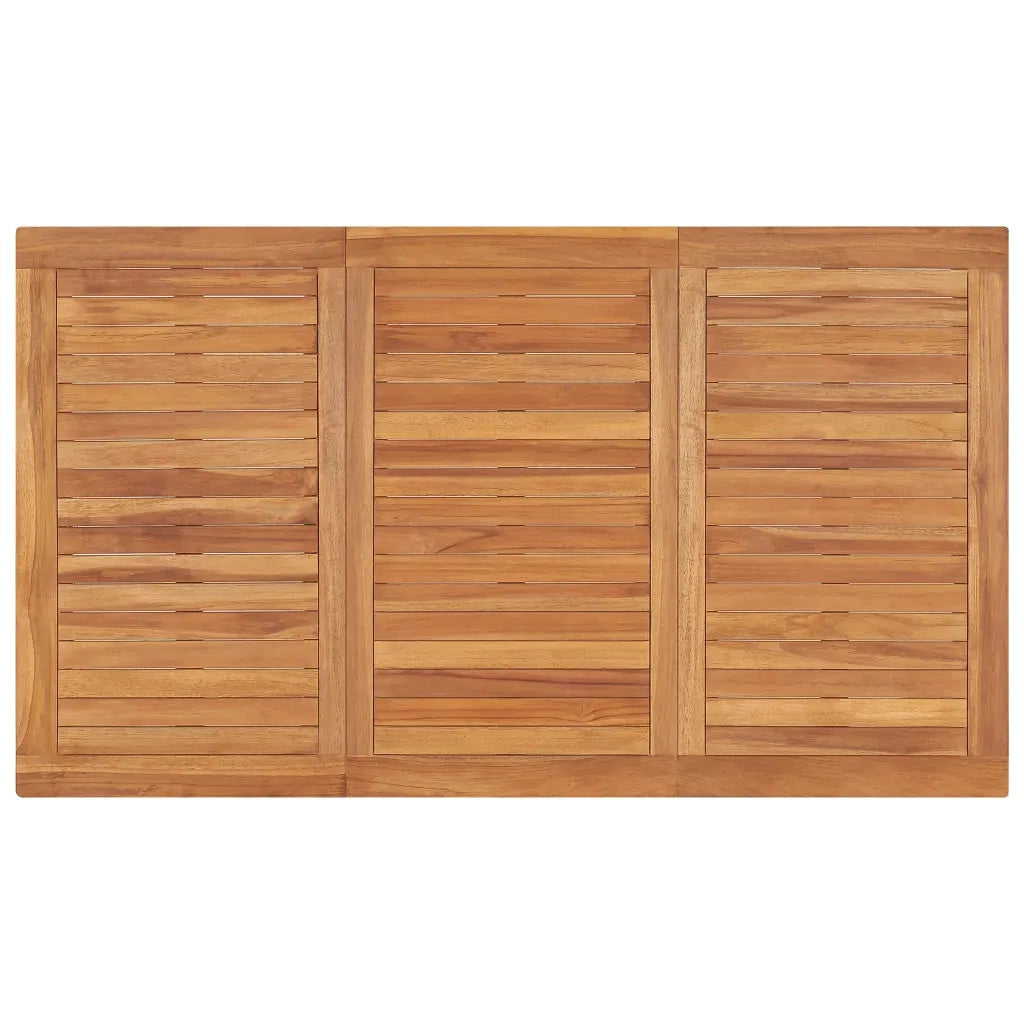 Set da Pranzo per Giardino 3 pz in Legno Massello di Teak cod mxl 44590