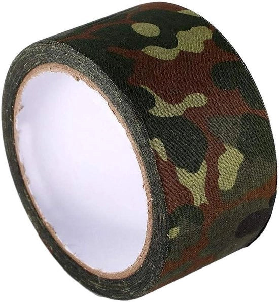 Nastro di camuffamento 10m - Banda adesiva autoadesiva idrorepellente protettiva per esterno per fucili da caccia - Attrezzatura da caccia e campeggio.