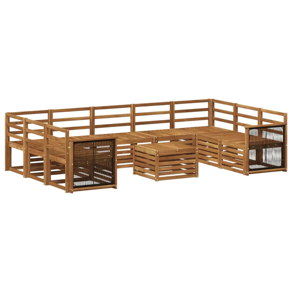 Set divani Legno di Acacia Massello
