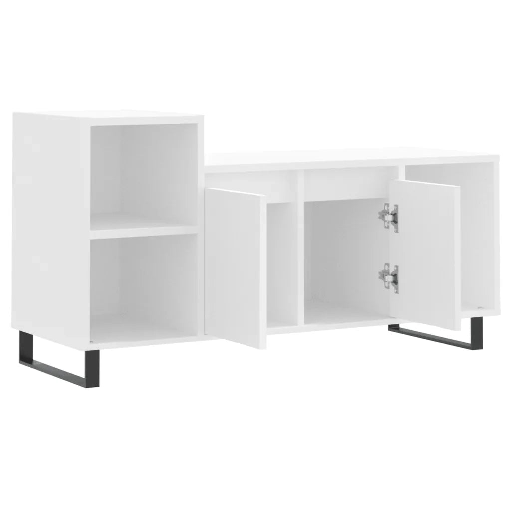 Mobile TV | Armadietto TV | Mobile Porta TV Bianco 100x35x55 cm in Legno Multistrato
