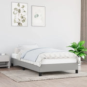 Giroletto senza Materasso Grigio Chiaro 90x190 cm Tessuto 346680