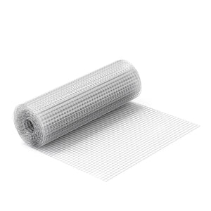 Rete da voliera 4 angoli Maglie 12x12mm Rotolo da 25m alto 50cm In acciaio zincato