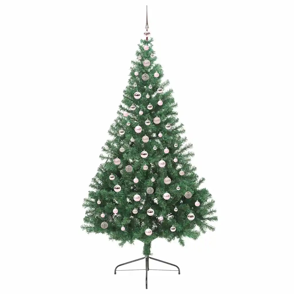 Albero di Natale | Decorazioni natalizie artificiale con luci integrate Verde 240 cm