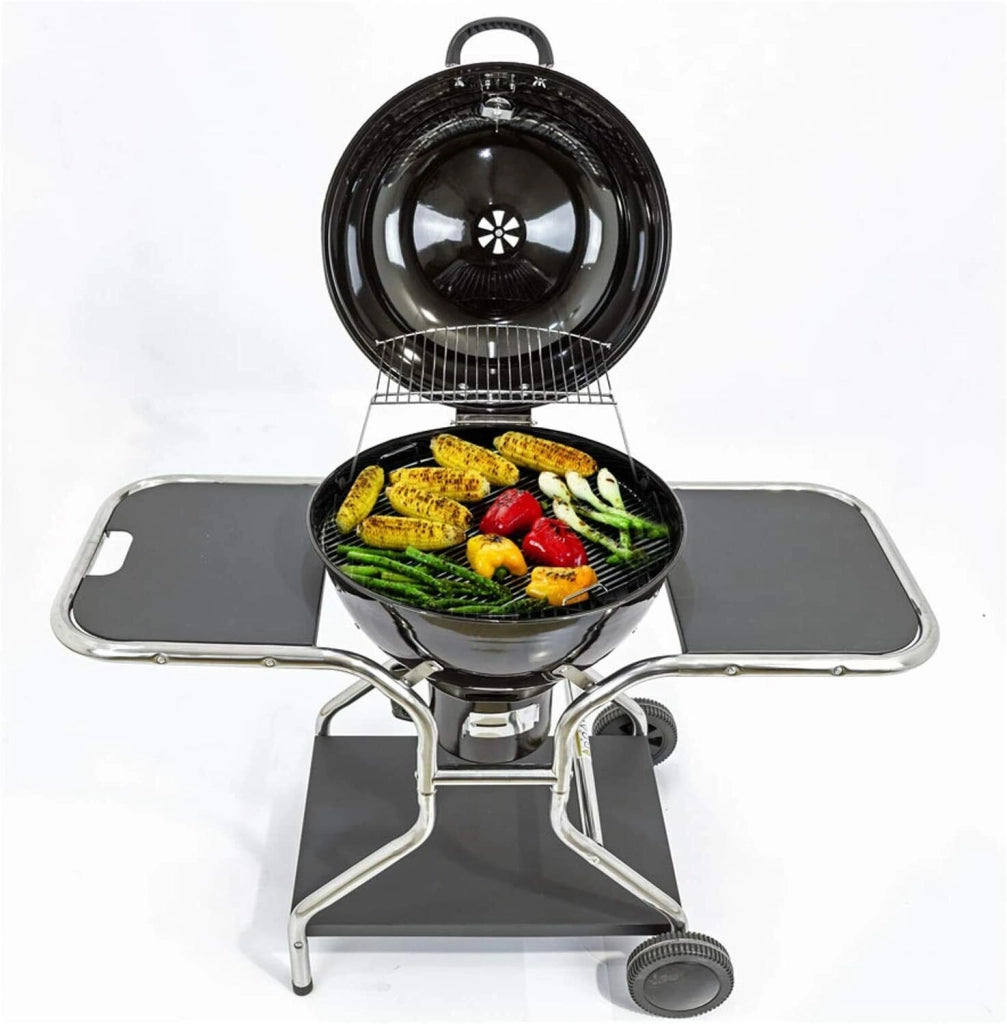 Barbecue a carbone El Gaucho Globo Comfort griglia 55cm coperchio con termometro