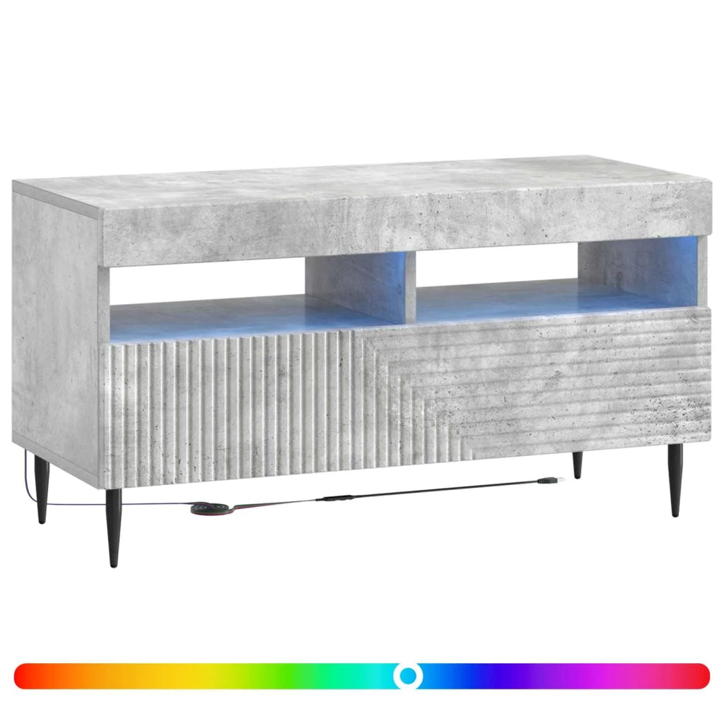 Mobile TV LED Grigio Cemento Legno ingegnerizzato 896998