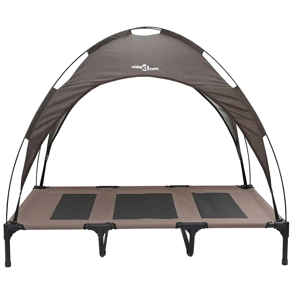 Letto per Cani Marrone 122 x 93 x 106,5 cm Acciaio 42008172