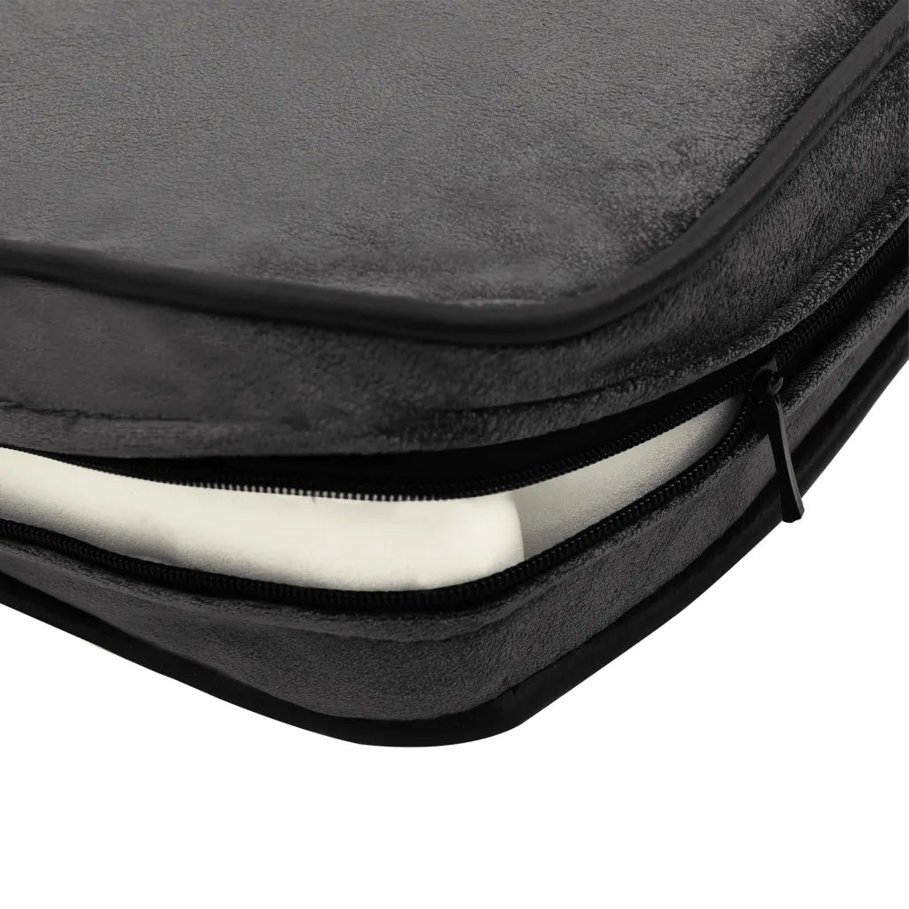Divano per Cani Grigio Scuro 81x43x31cm in Peluche e Similpelle CFW5302000
