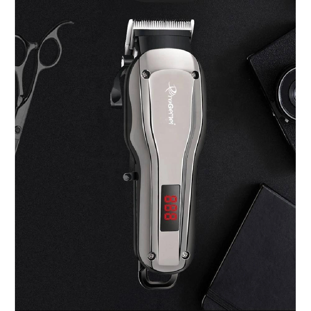 Trade Shop - Tagliacapelli Elettrico Professionale A Batteria Ricaricabile Senza Fili Gm-6135 -