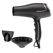 Trade Shop - Phon Asciugacapelli 2100w Motore Dc 2 Velocità 3 Temperature Tasto Aria Fredda Diffusore -