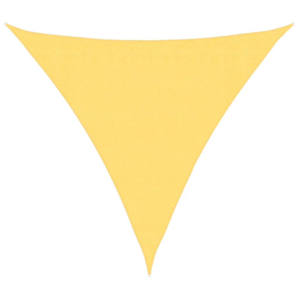 Vela Ombreggiante-Parasole a vela HDPE Triangolare 3,6x3,6x3,6 m Beige