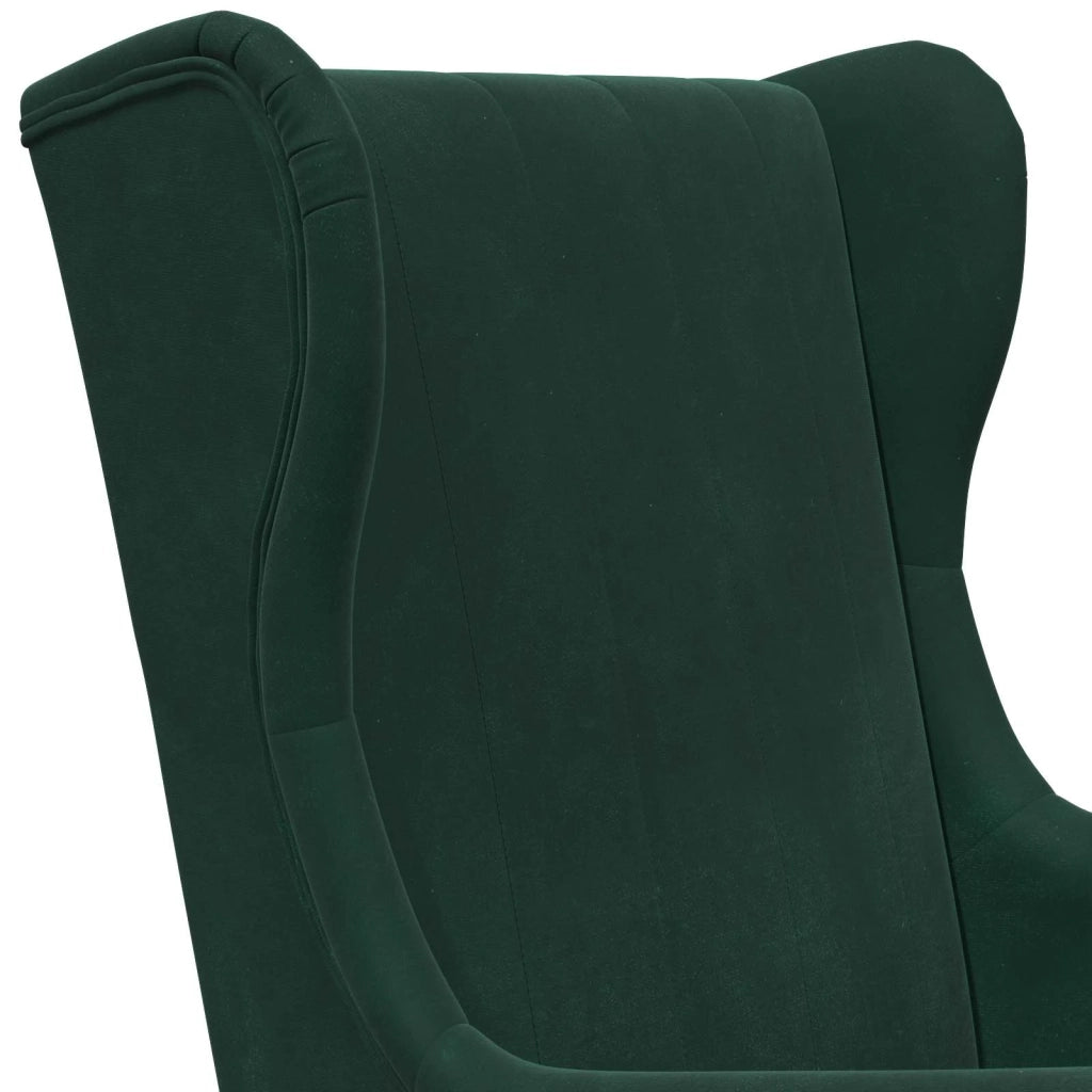 Divano Sedia-Poltrona Verde Scuro Velluto 960938