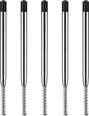 Vitelli per Pennarelli 0,7 mm - 5 Unità - Viti in Metallo - Vitelli Intrecciabili - Materiale per Scuola e Ufficio - Duraturo e Liscio - Vitelli per Rimpiazzamento