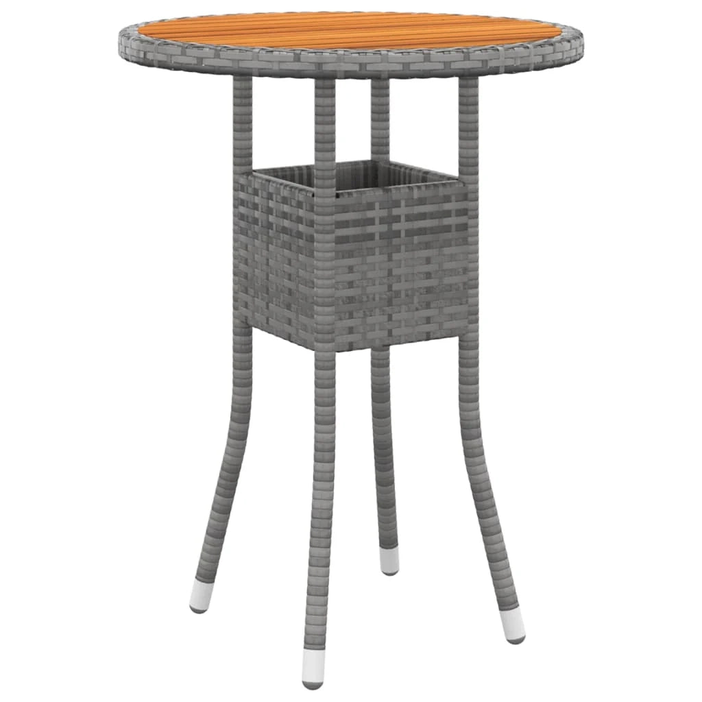Set da pranzo da giardino per esterni 3 pezzi in resina di vimini grigia 02_0013685